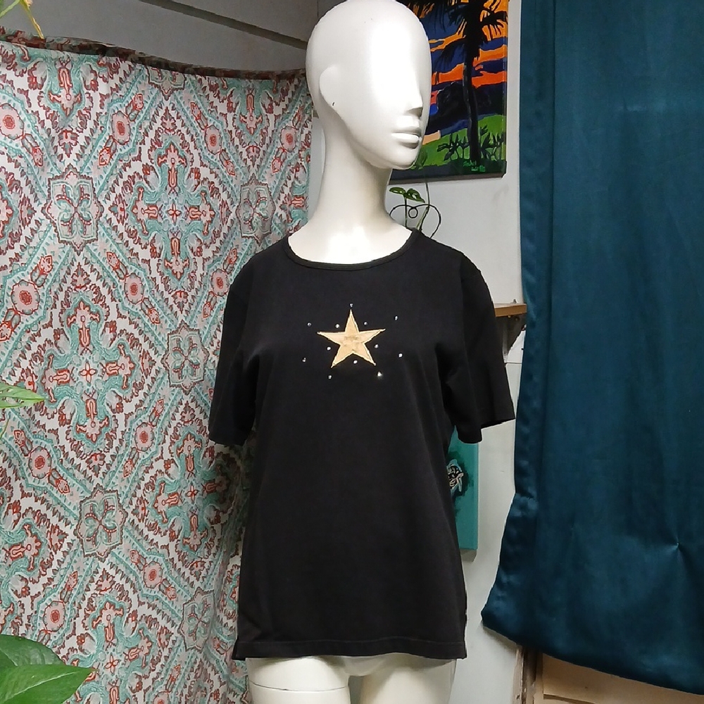 Vintage The Quacker Factory Short Sleeve T-Shirt, Size L